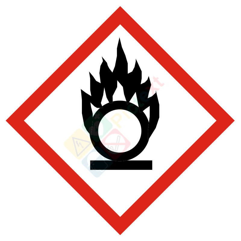 Pictogramme comburant classe de danger norme européenne Matière ...