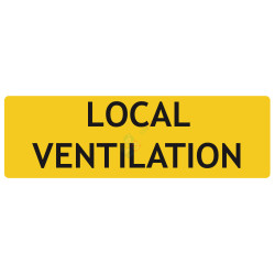 Local ventilation panneau de localisation