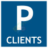 Pictogramme parking clients