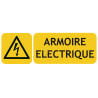 Panneau armoire électrique avec picto ISO7010