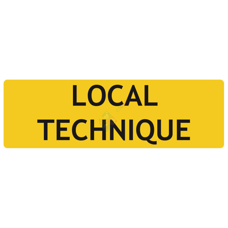 Local technique panneau de localisation