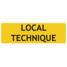 Local technique panneau de localisation