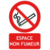 Panneau espace non fumeur iso7010