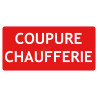 Panneau coupure chaufferie