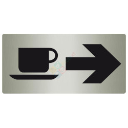 Panneau directionnel café/buffet