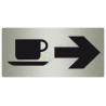 Panneau directionnel café/buffet