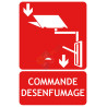 Panneau commande de désenfumage