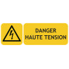 Panneau risque électrique danger haute tension