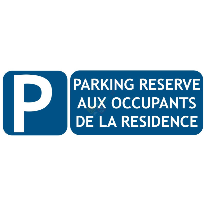 Panneau Parking Réservé Personnalisable. Parking Privé. Disponible en  autocollant Parking Réservé - Dimensions 350x125 mm - Plastique rigide PVC  1,5 mm : : Auto et Moto