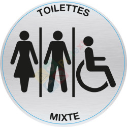 Pictogramme toilettes mixtes