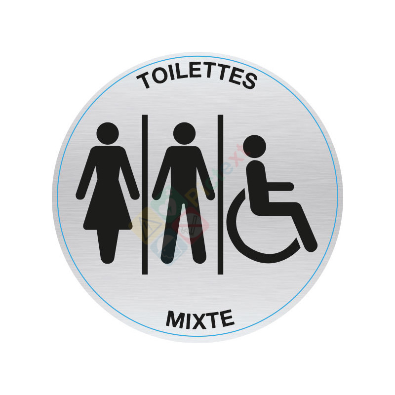 Pictogramme toilettes mixtes