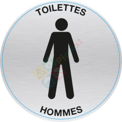 Sticker toilettes hommes