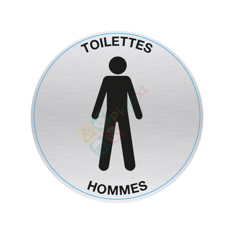 Sticker toilettes hommes