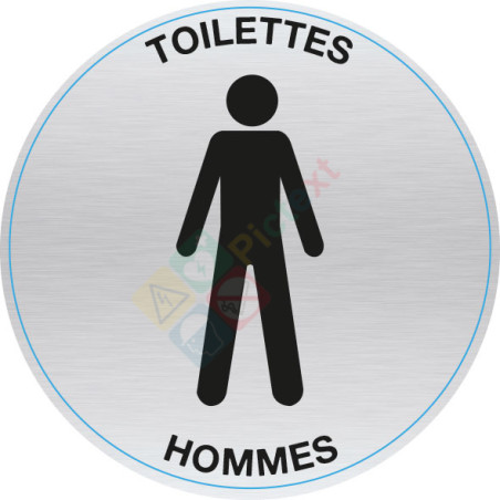 Sticker toilettes hommes