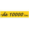 Panneau automobile moins de 10 000 kilomètres (AUT01)