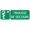 Panneau trousse de secours picto-texte gamme classique