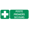 Panneau poste premiers secours gamme classique