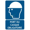 Panneau port du casque obligatoire