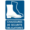 Panneau port des chaussures de sécurité obligatoire