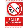 Panneau salle non fumeur 