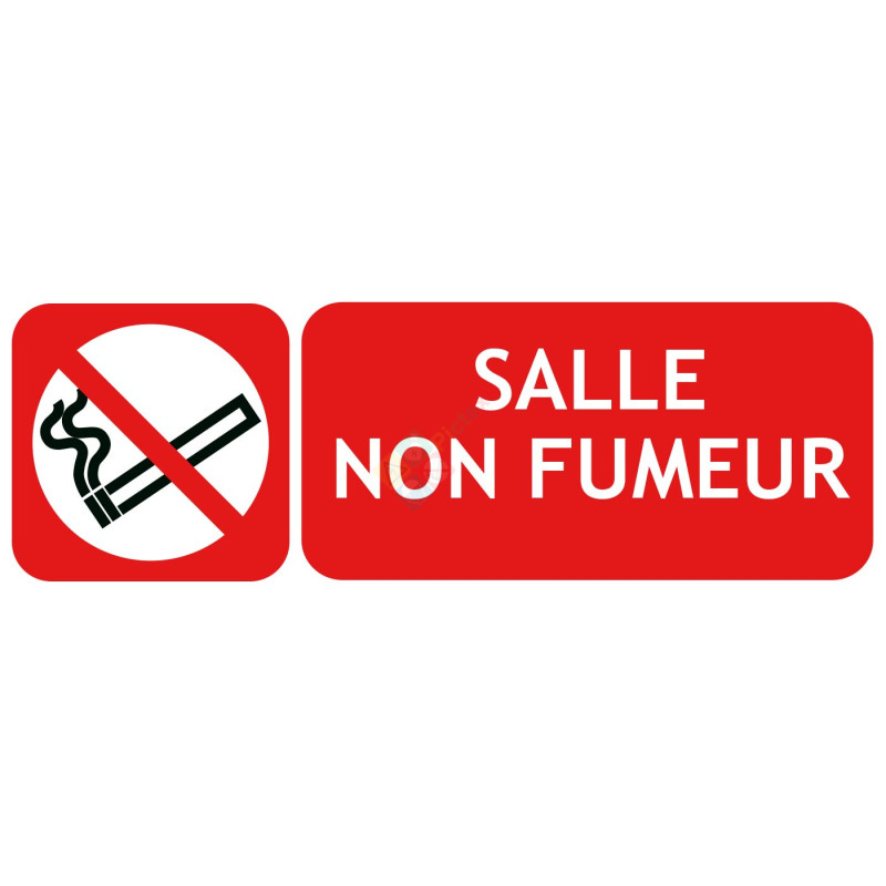 Panneau salle non fumeur ISO7010